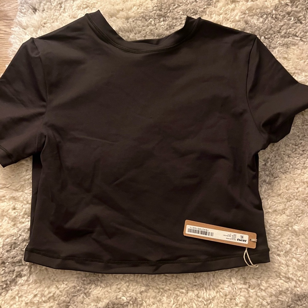 Brand New Skims Swim Tshirt Onyx Small